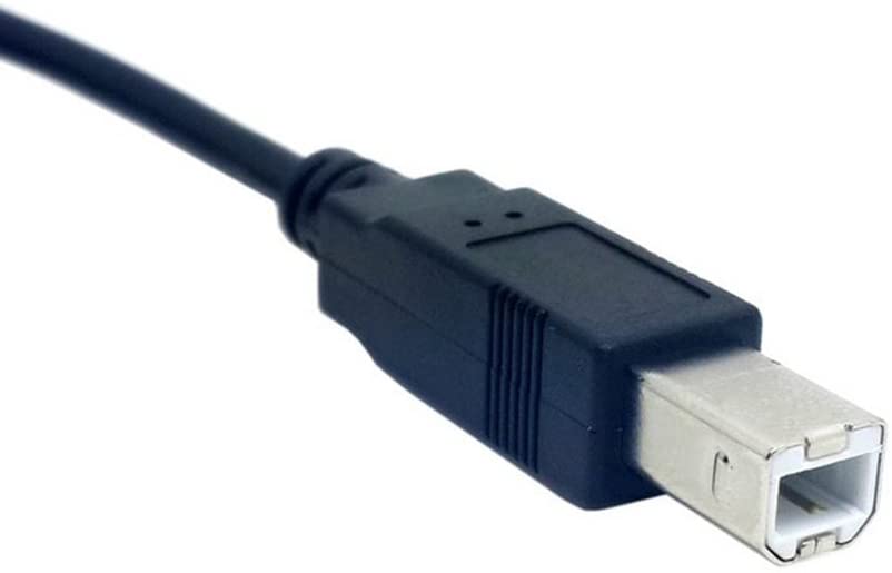 USB-A 2.0 Male to USB-B 2.0 + USB-A 2.0 Power Cord Y Cable 0.8m