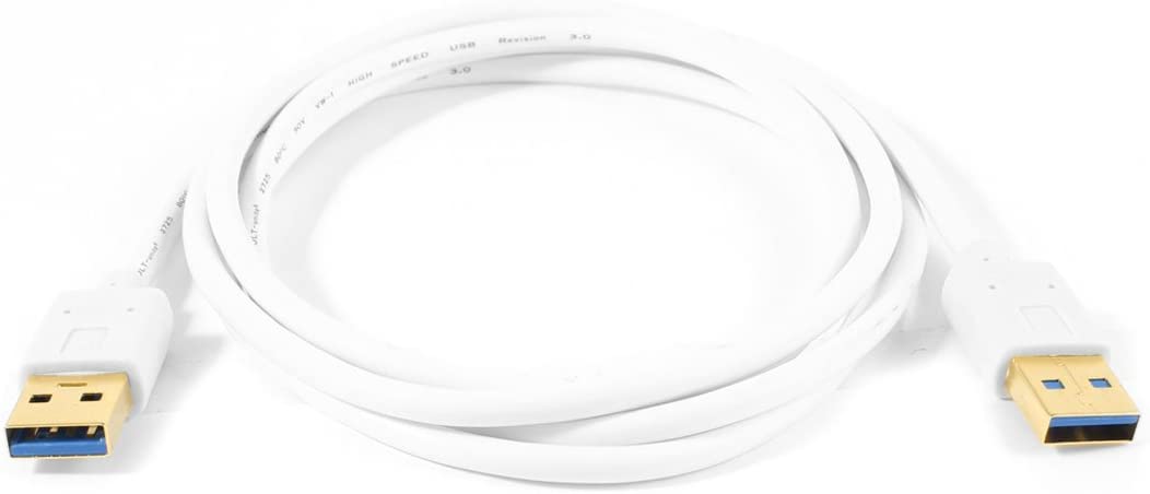 Ultra Slim USB 3.0 Type-A Male to Male Data Cable 1m