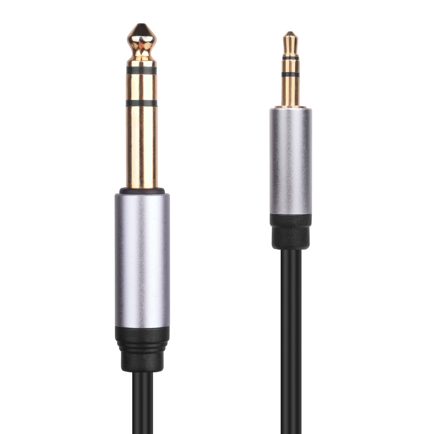 3.5mm to 6.35mm TRS Stereo Audio Extension Cable 1.8m