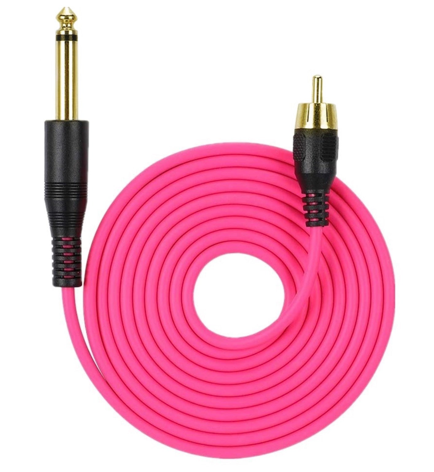 6.35mm to RCA tattoo machine power cable