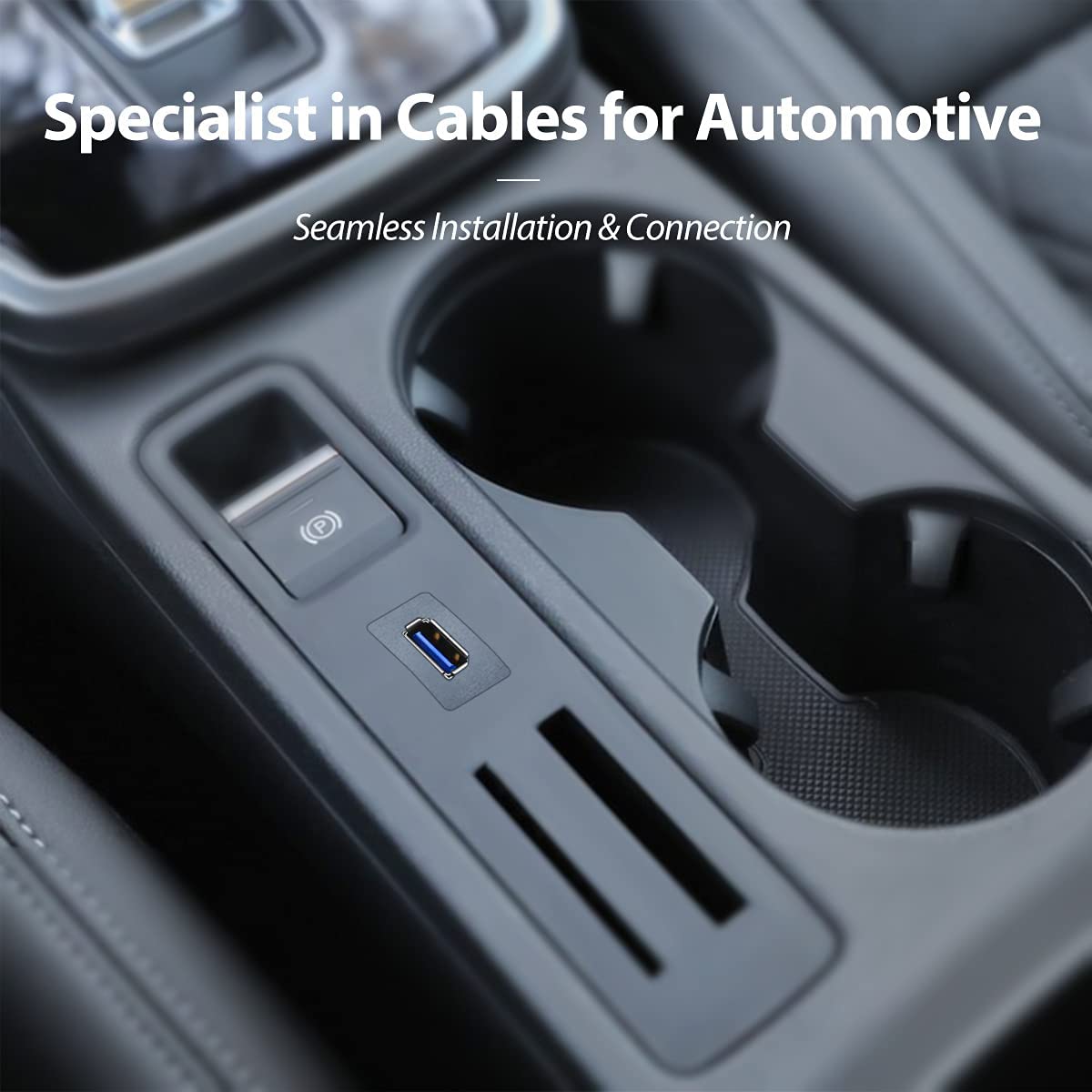 USB 3.0 Type A Male to Female Dash Mount Cable