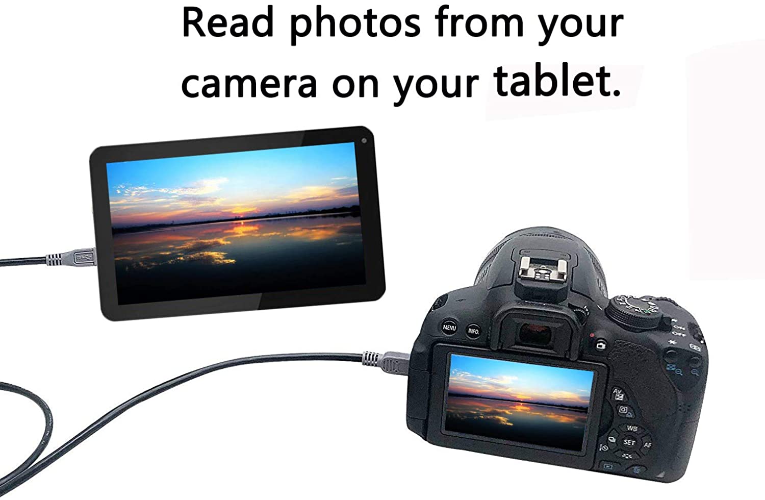 USB Micro 5 Pin Male to Micro Male OTG Data Cable For Android Phones