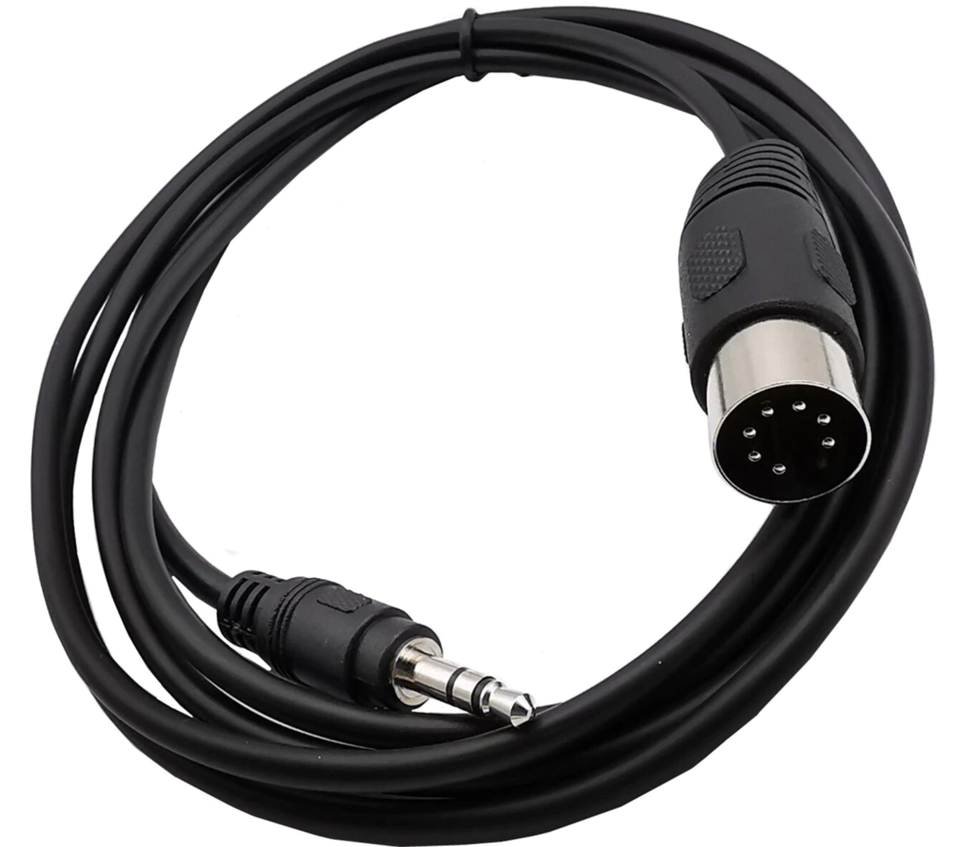 7-pin DIN to 3.5mm audio cable.