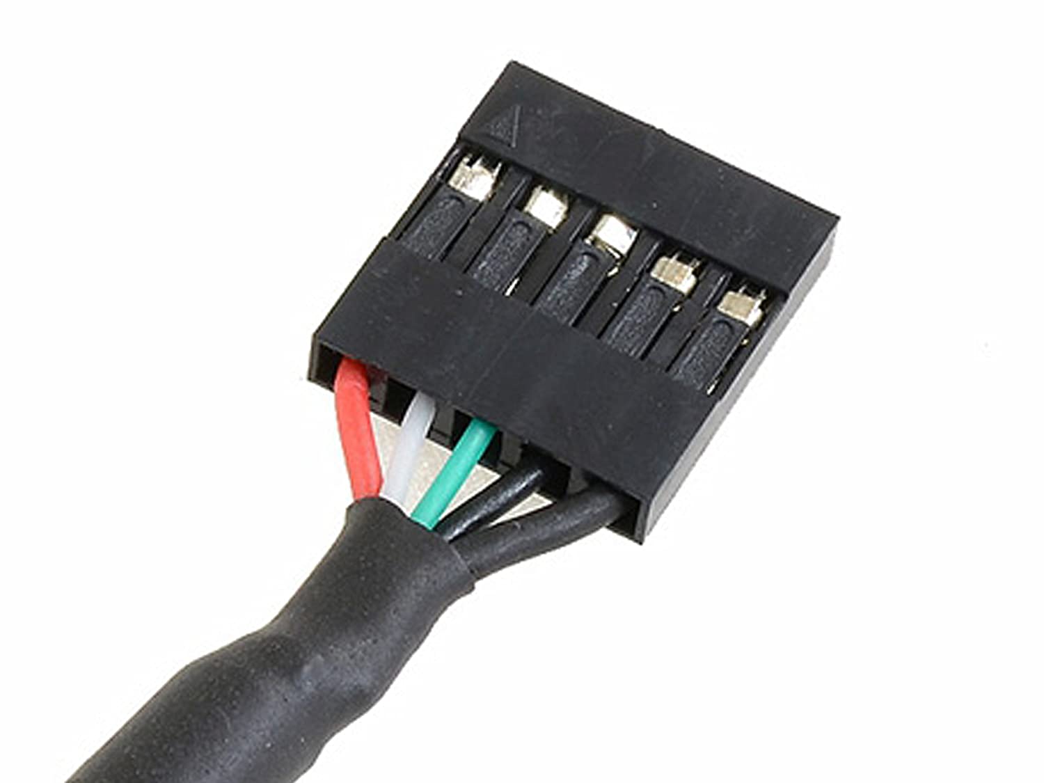 Mini USB to 5 Pin Motherboard Female Dupont Extension Cable 0.5m