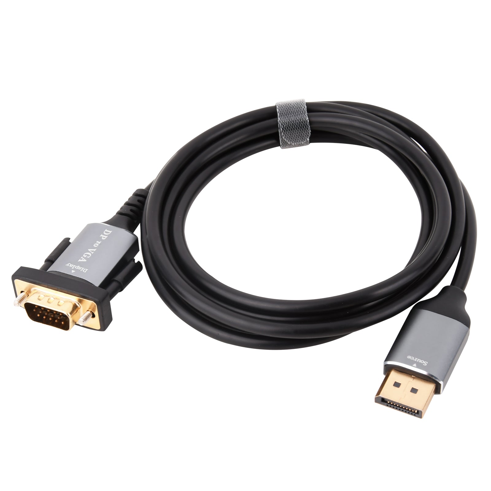 DisplayPort Male to VGA Male Video Cable (DP-VGA) 1.8m