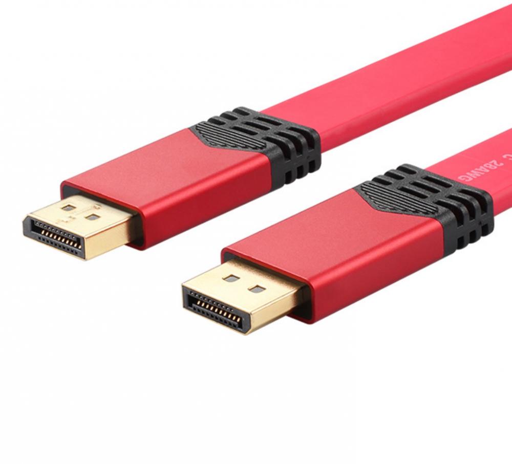 DisplayPort 1.2 Male to Male Flat Cable 4K 60Hz