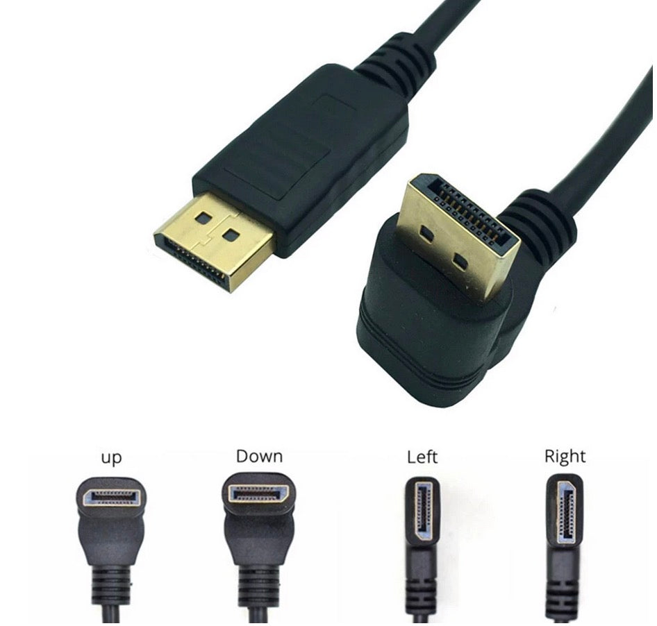 DisplayPort Male to Male 4K Video Cable (0.3m)