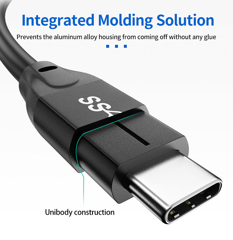 USB 3.2 Gen 2 USB-C Male to Male PD 100W Fast Charging Cable 3m