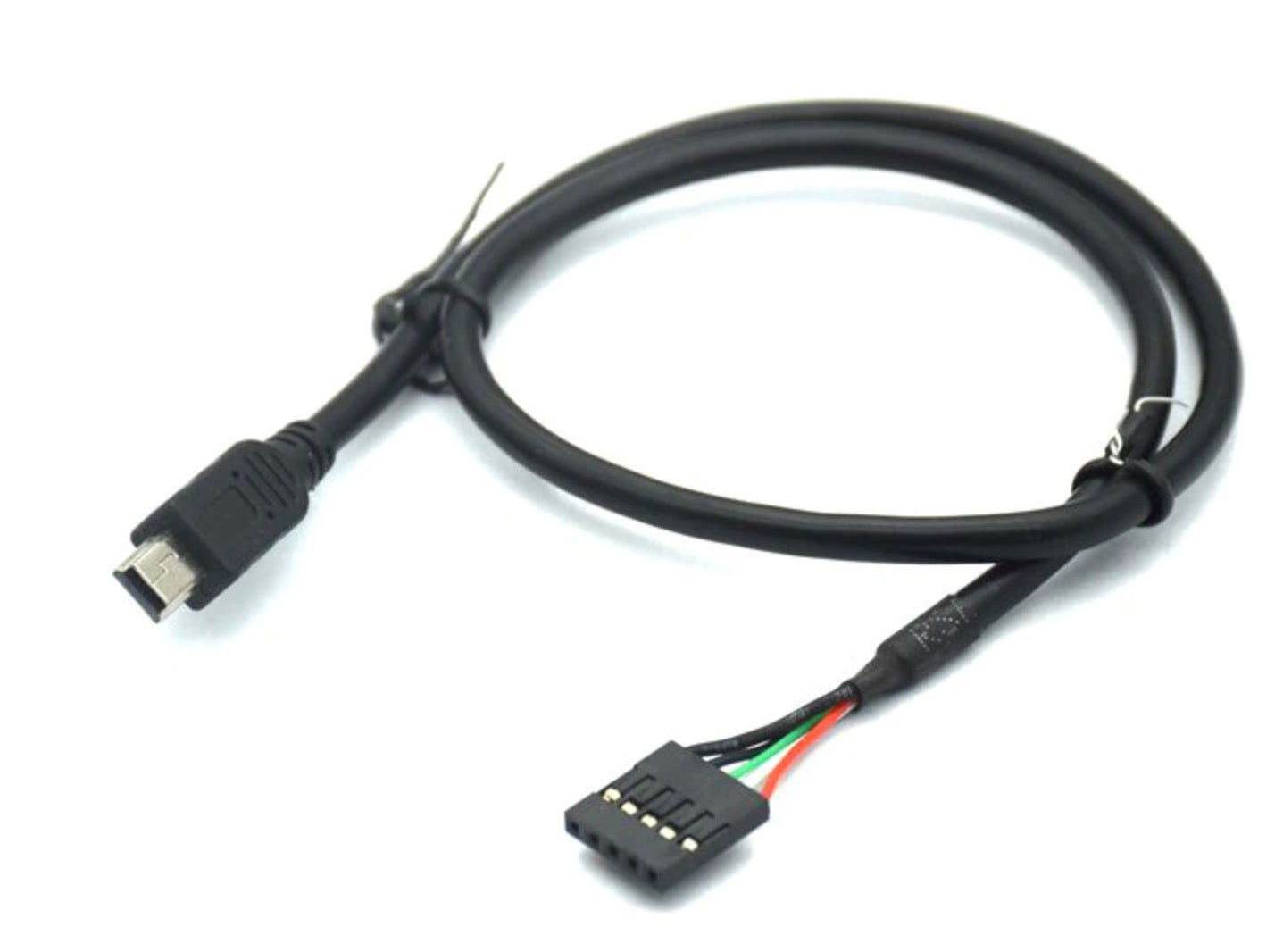 Internal USB extension cable showing 2.54 mm pitch motherboard header