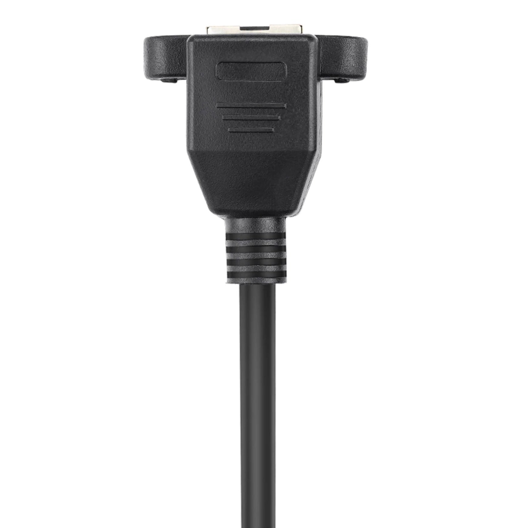 LAN RJ45 extension cable with panel mount 3