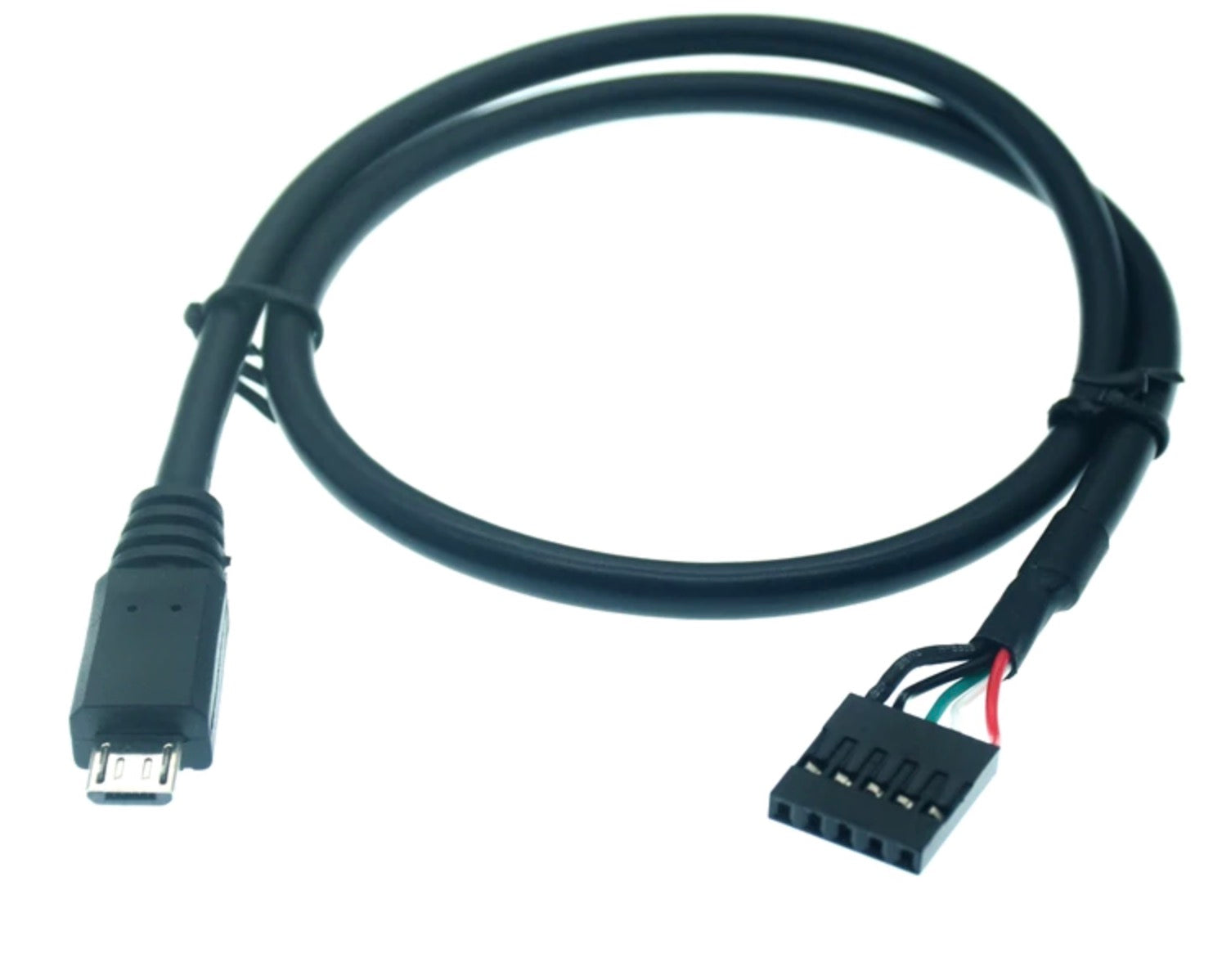 Micro USB to 5 pin header adapter cable 0.5m