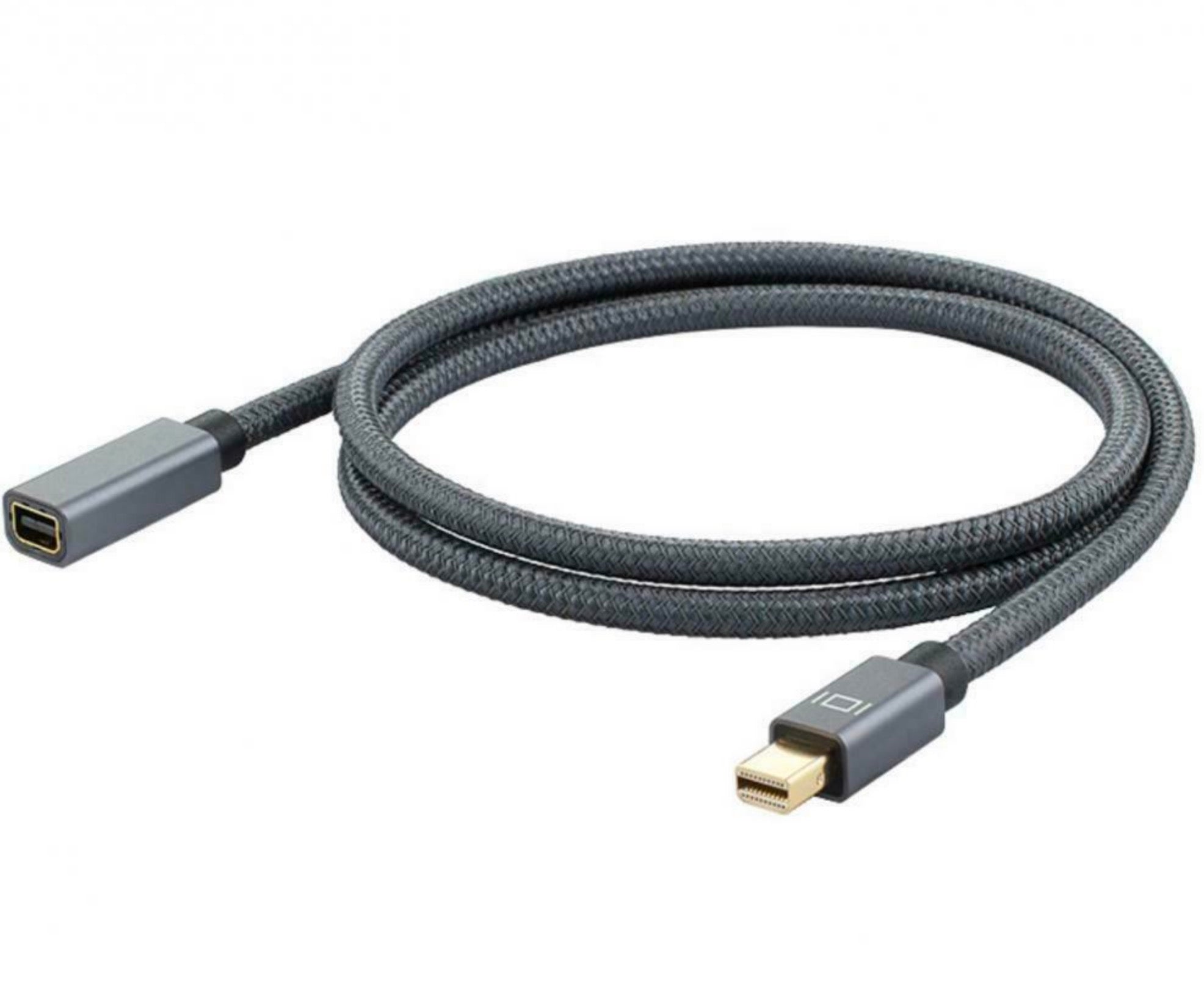 Mini DisplayPort male to female extension cable