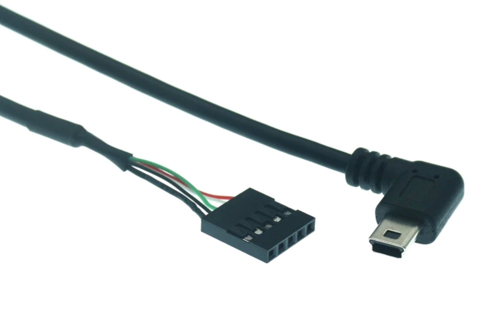 Mini USB to 5 pin motherboard header cable for embedded and internal USB routing
