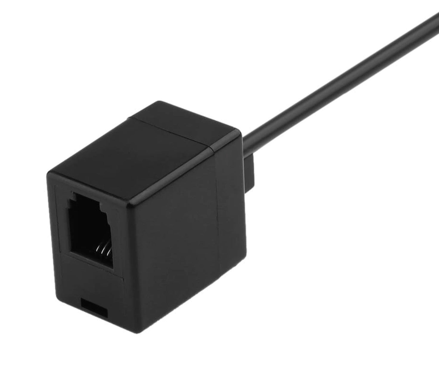 Telephone headset adapter RJ9 female to 3.5mm male