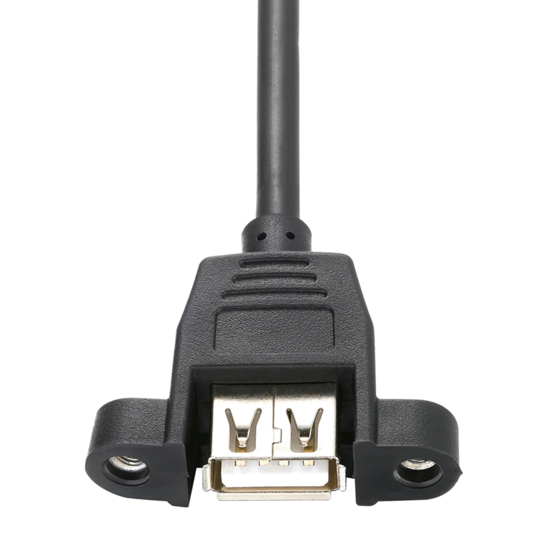 USB 2.0 Type A Male to Female Panel Mount Cable