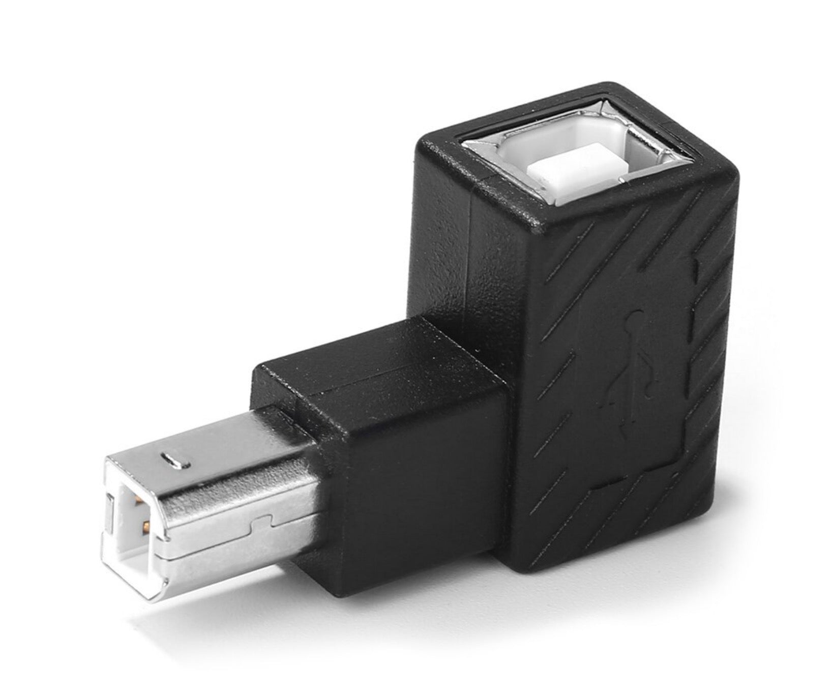 USB 2.0 Type B angled adapter left right up down convertor