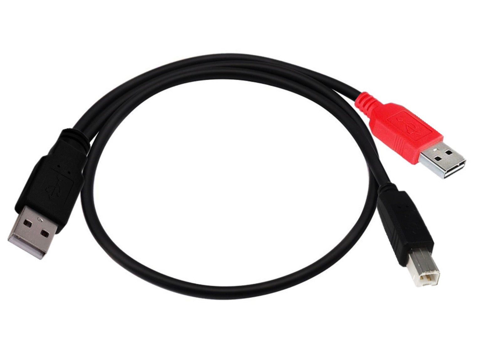 USB 2.0 Y cable for external 2.5 inch hard drives