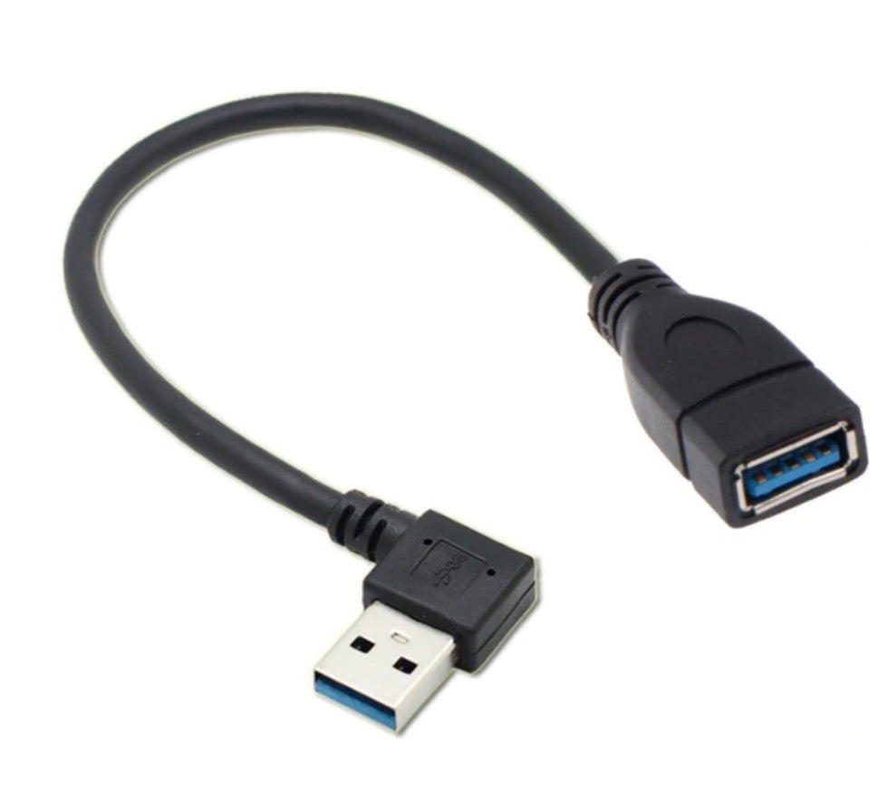 USB 3.0 90 degree extension adapter