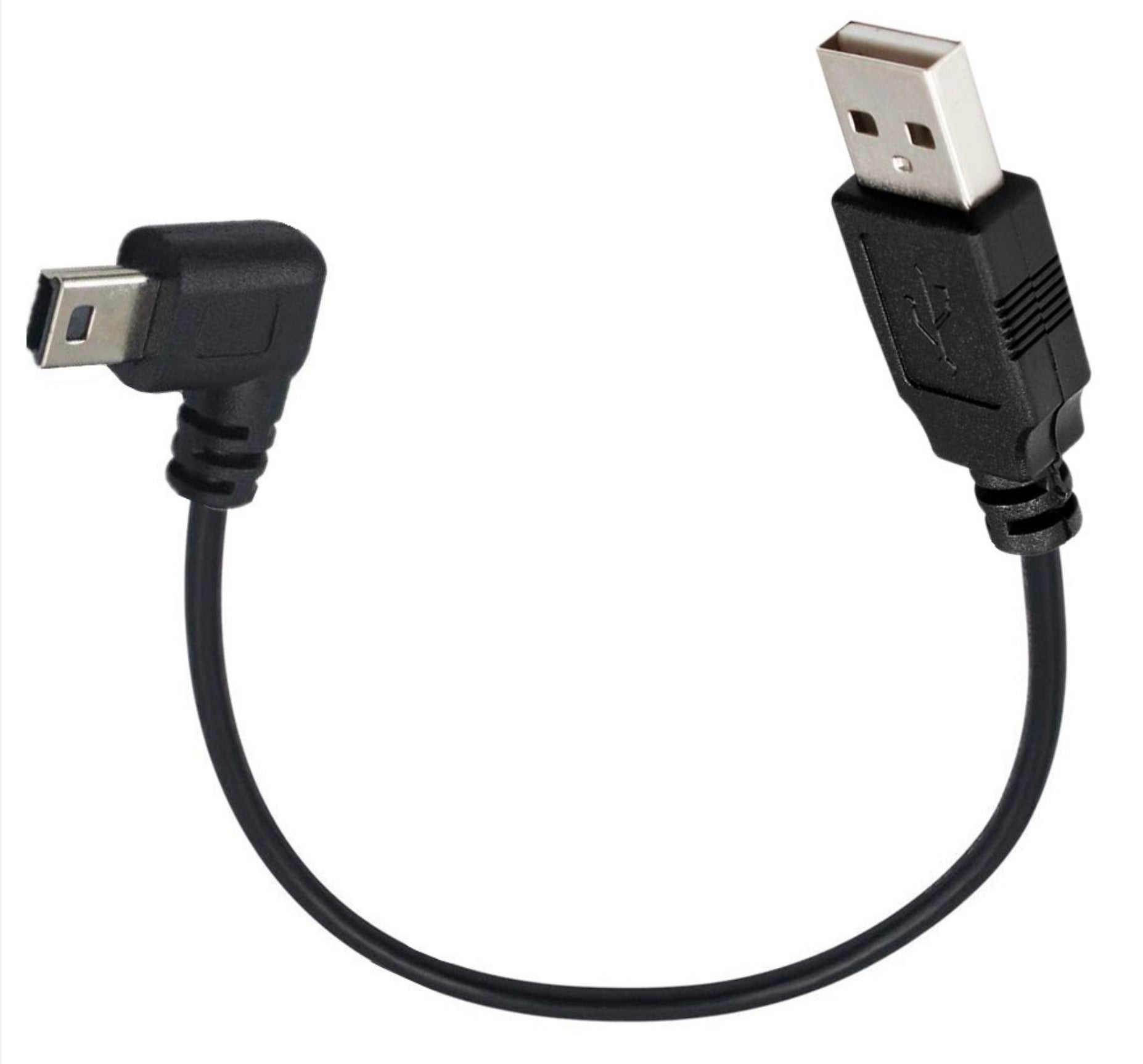 USB 2.0 Type A to Mini B Data Sync & Charging Cable 0.25m