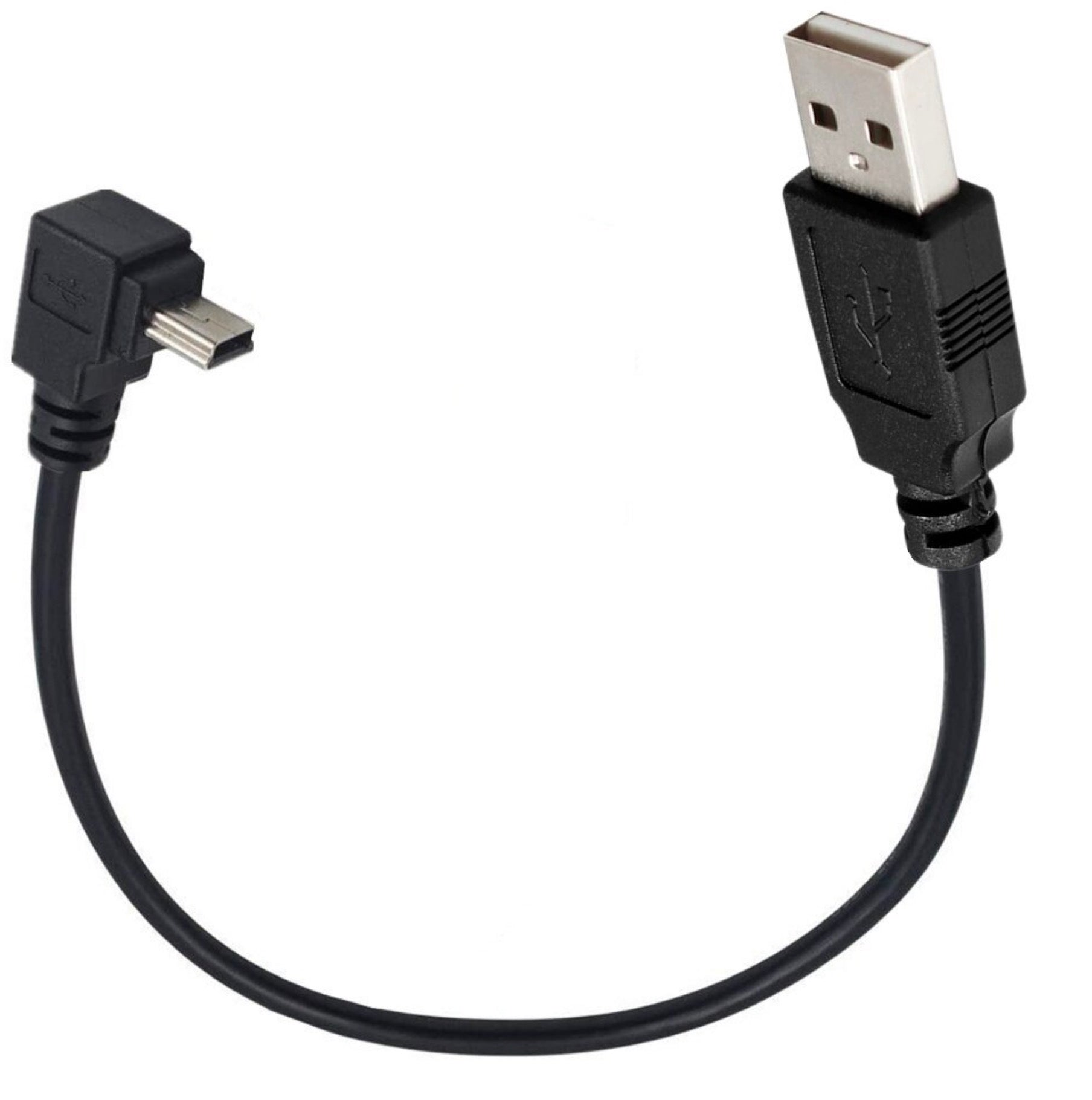 USB 2.0 Type A to Mini B Data Sync & Charging Cable 0.25m