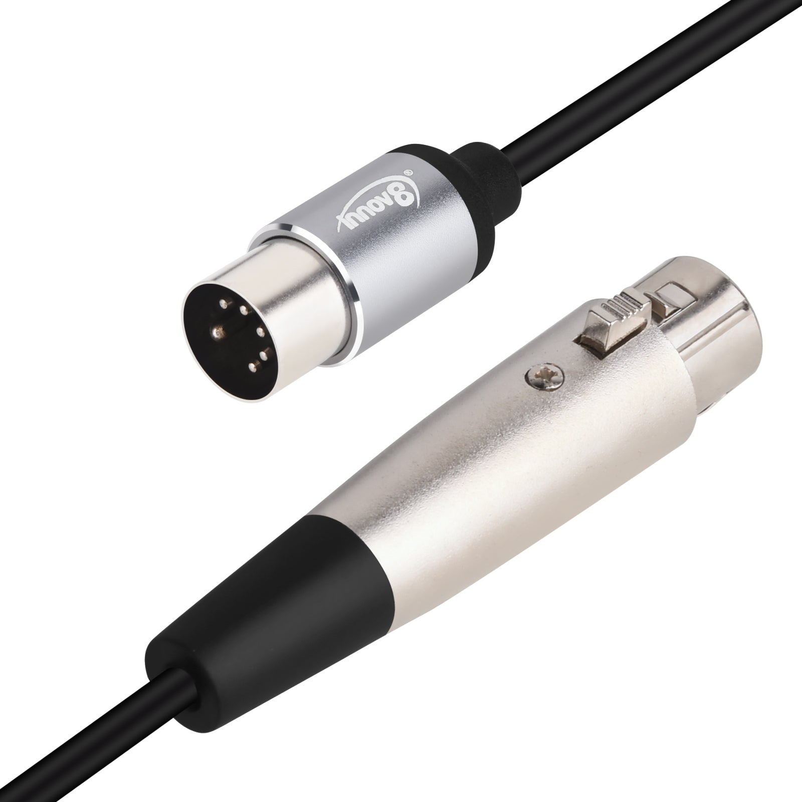 XLR female locking connector audio adapter