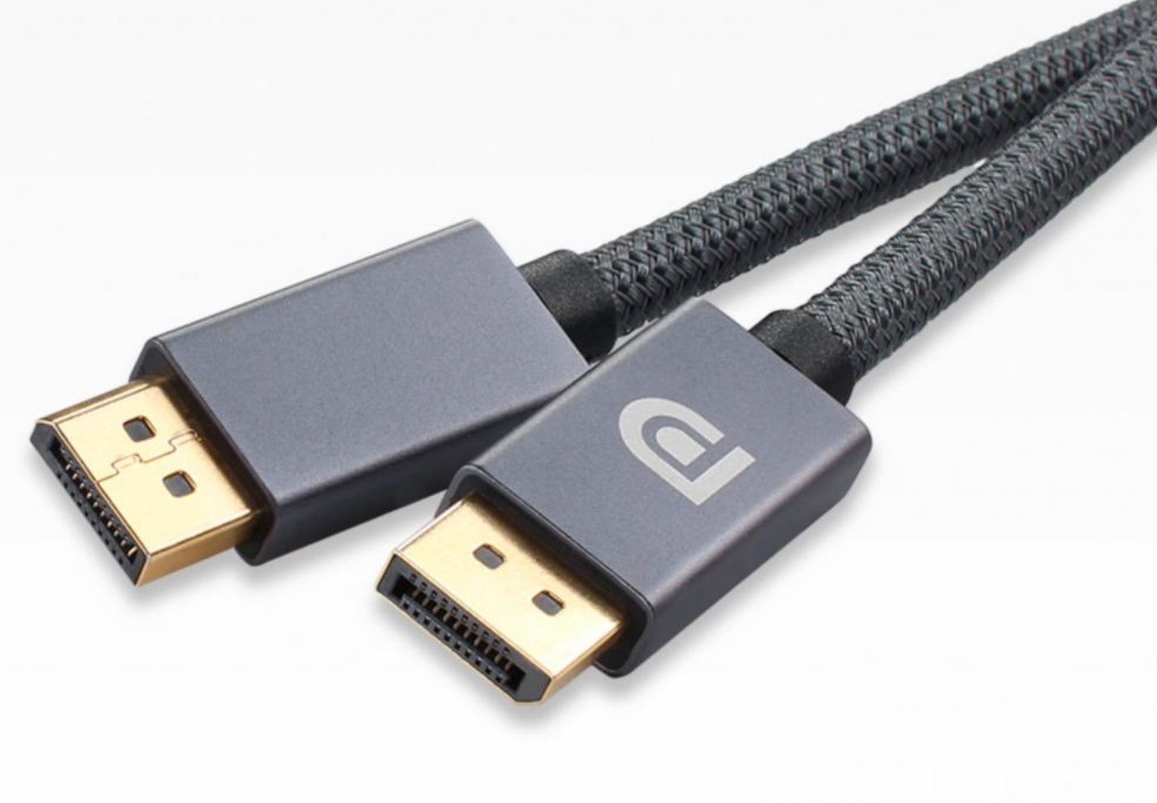 DisplayPort 1.4 to DisplayPort Cable – 8K @ 60Hz Braided DP to DP Audio Video Cable (2m)