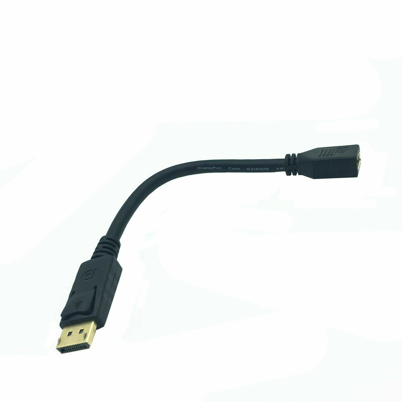 DisplayPort Male to Female Extension Cable 0.3m
