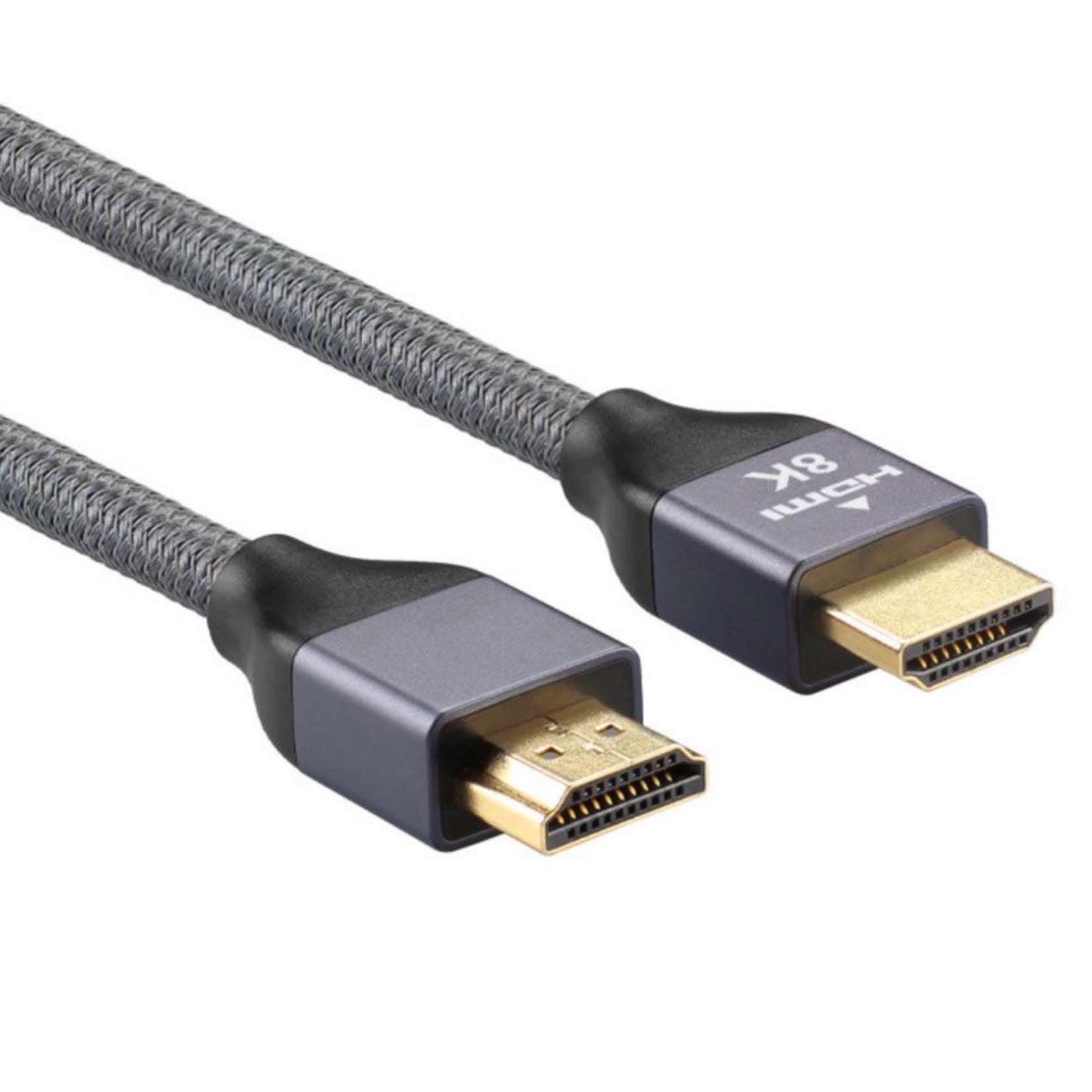 8K HDMI 2.1 Certified Cable – HDMI Male to Male Braided Ultra High-Speed Audio Video Cord