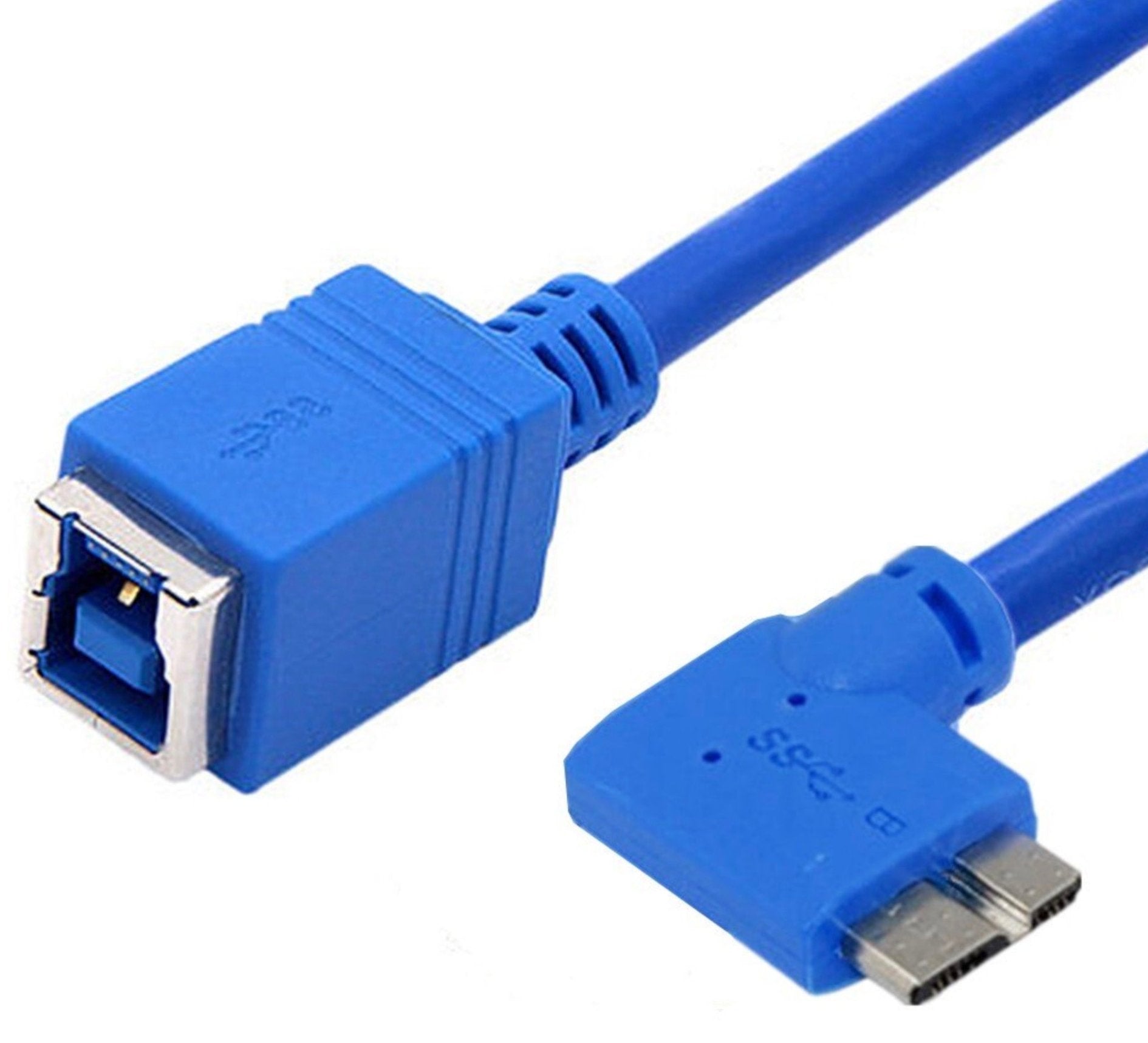 USB 3.0 Type B Female to Micro B Male 10pin Cable 0.3m