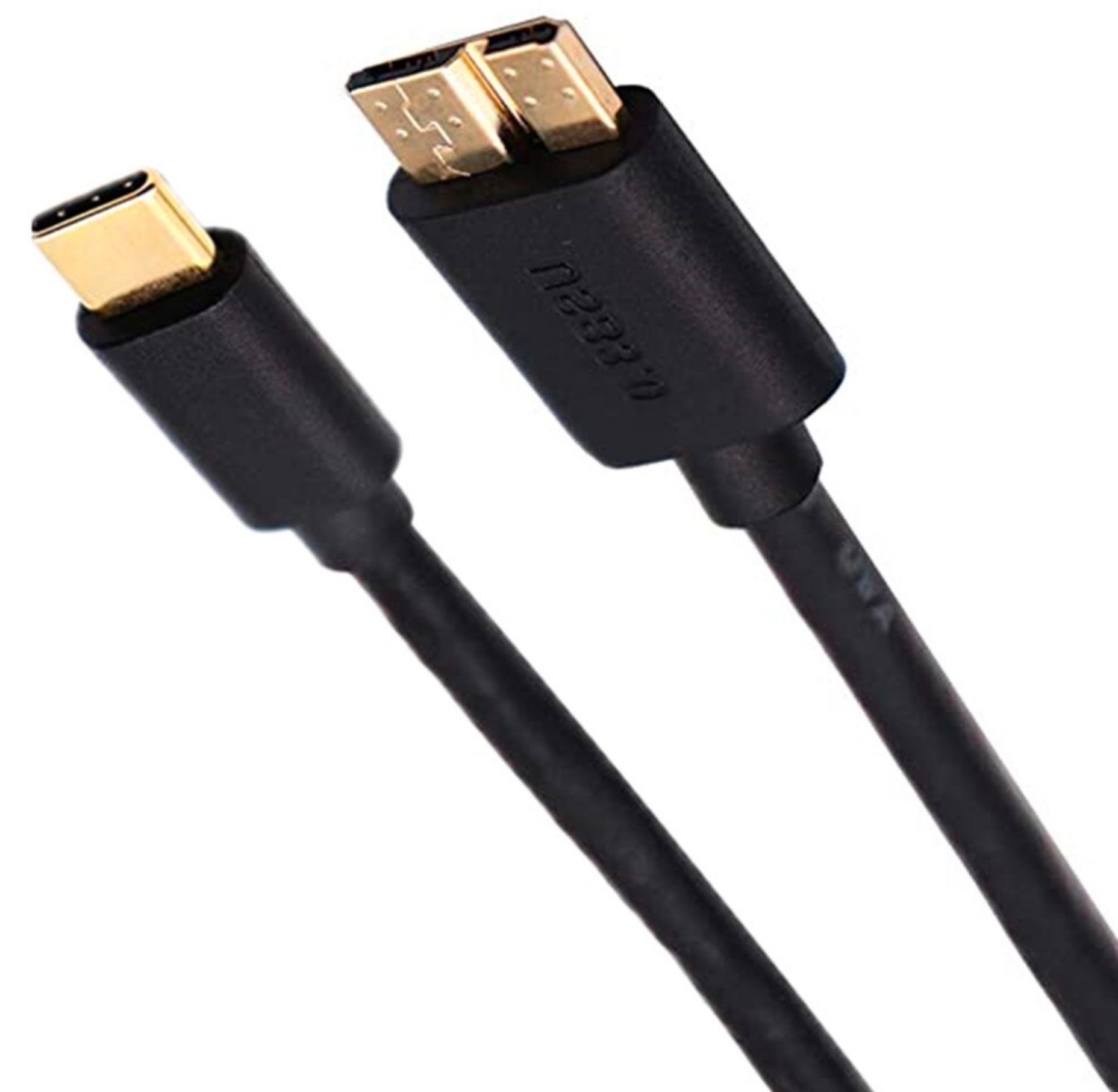 USB Type C Male to Micro-B Male Hard Drive Data Cable