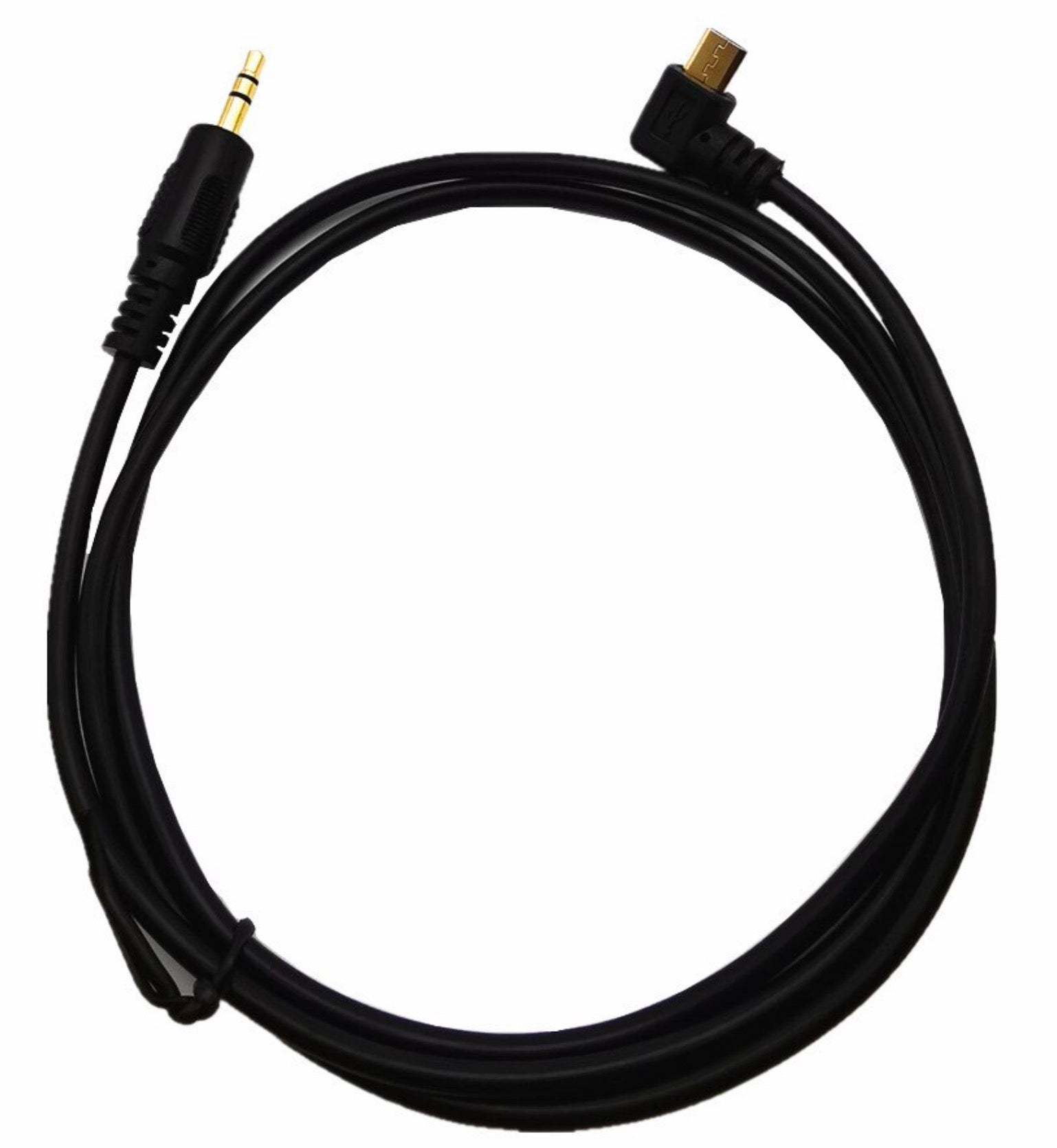 3.5mm Male 4 Pole to Micro USB Male Left Angle Audio Cable 1m