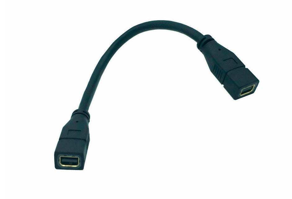 Mini DisplayPort Female to Female Extension Cable 0.3m