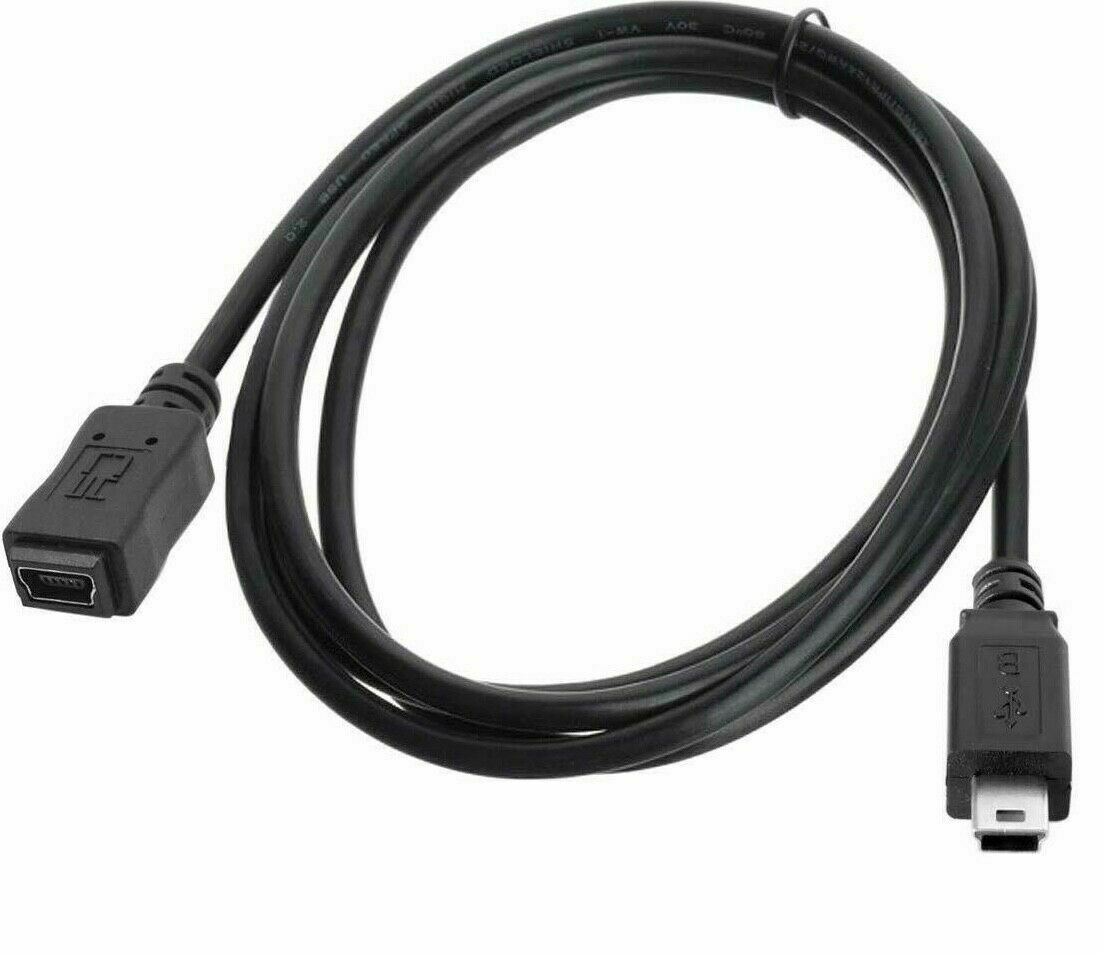 Mini USB Type B 5 Pin Male to Female Extension Cable 1.5m
