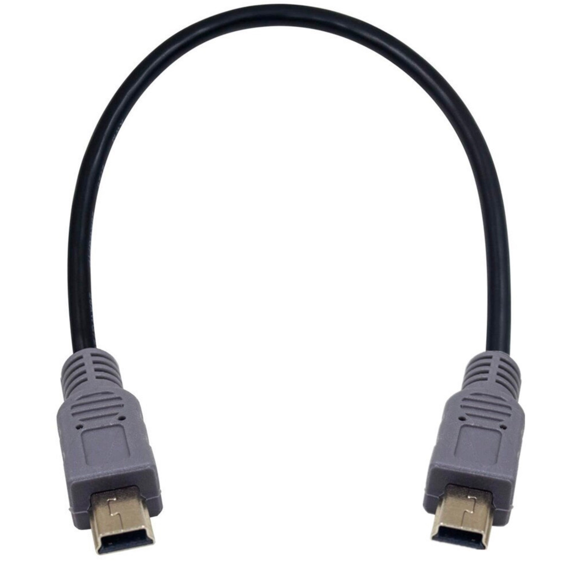 USB Mini 5-Pin B Male to Mini B Male OTG Sync & Data Transfer Cable
