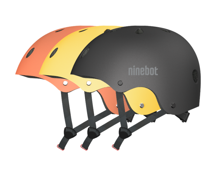 Ninebot E-Scooter / Cycling Protective Commuter Helmet Adult L Black / Orange