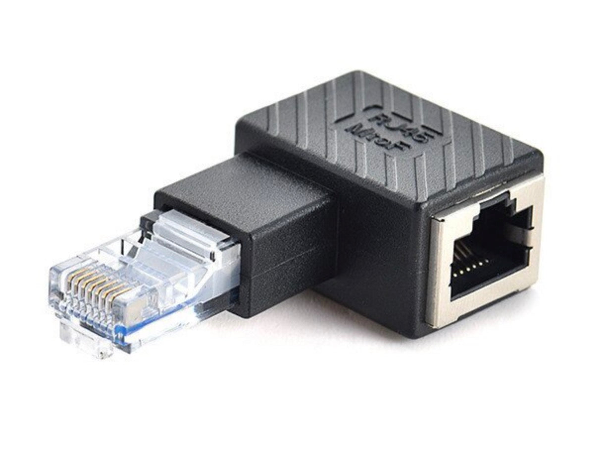 RJ45 Male to Female Extension Cat6 LAN Network Connector Adapter