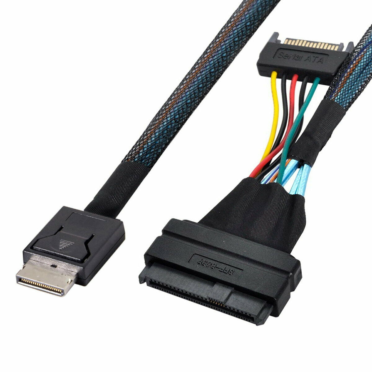 OCuLink (SFF-8611 4i) to U.2 U.3 (SFF-8639) NVME PCIe PCI-Express SSD Cable