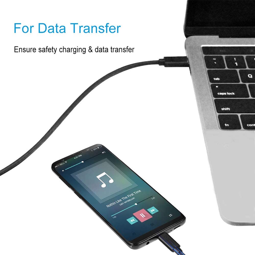 USB 3.1 Type-C Male to Female Fast Charging Extension Cable