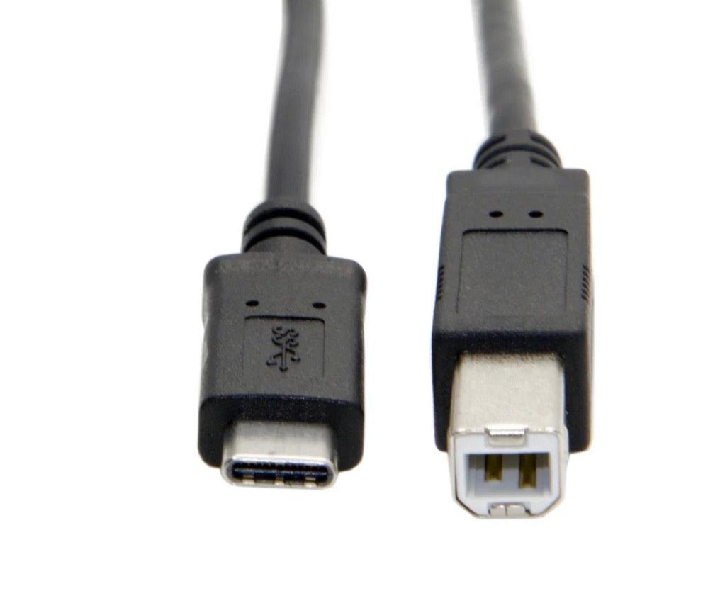 USB 3.1 Type C Male to USB 2.0 B Type Male Printer Scanner Cable