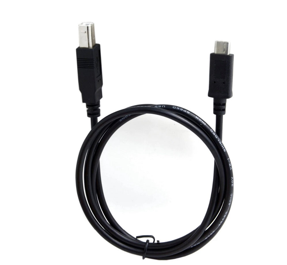 USB 3.1 Type C Male to USB 2.0 B Type Male Printer Scanner Cable
