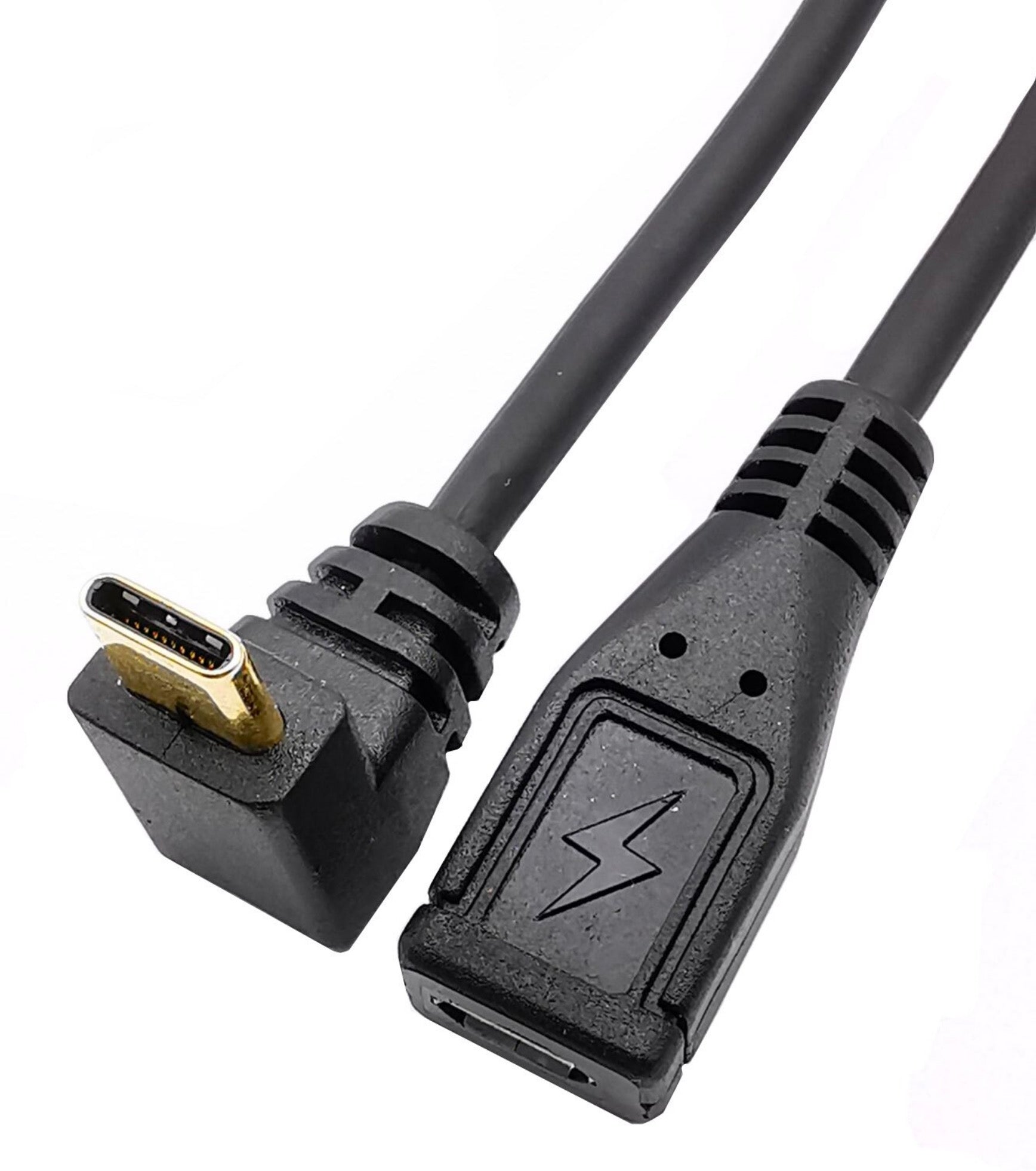 USB Type C Male to Micro USB Female OTG & Charging Cable 0.25m