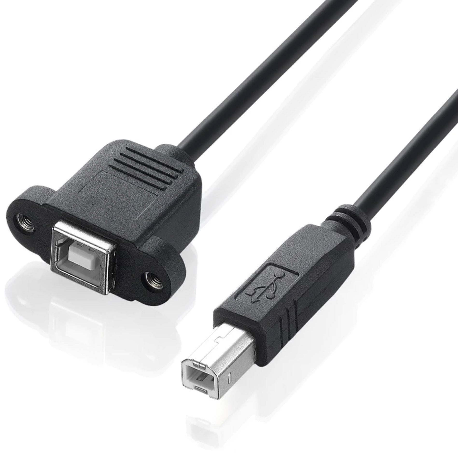 USB 2.0 Type B Male to Female Printer Extension Cable