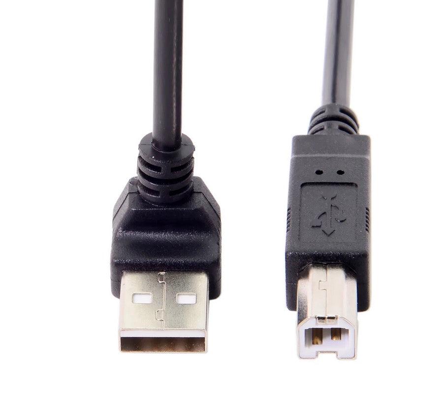 USB 2.0 Type A Male to USB 2.0 Type B Male Cable for Printer Scanner 0.2m