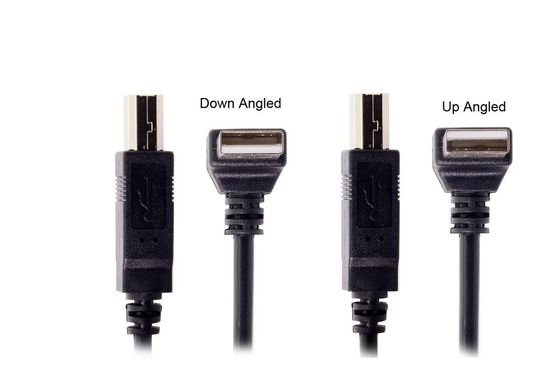 USB 2.0 Type A Male to USB 2.0 Type B Male Cable for Printer Scanner 0.2m