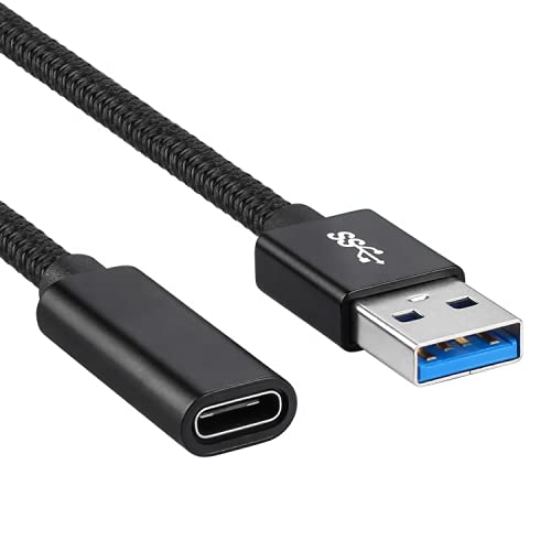 USB 3.1 Type C Female to USB 3.0 Type A Male 10Gbps Extension Cable 10cm