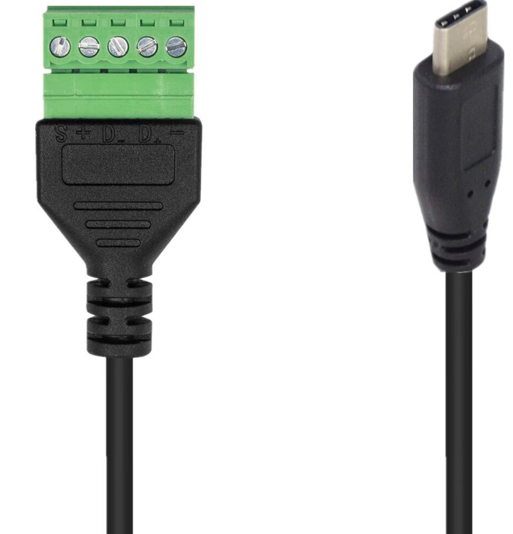 USB-C to 5 Pin Screw Terminal Block Connector Cable 0.3m