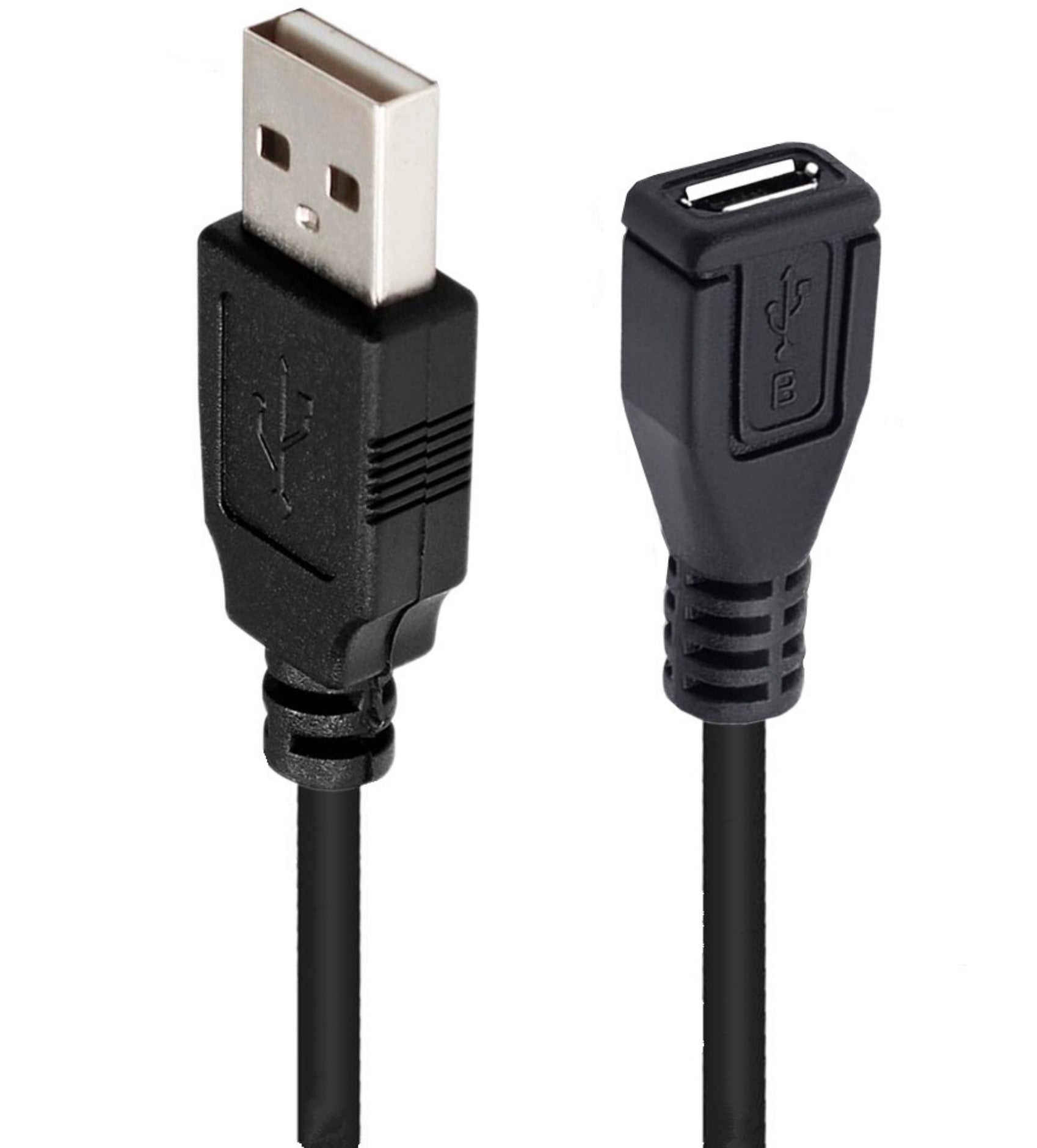 Micro 5Pin USB Female to USB 2.0 A Male Extension Cable 0.25m