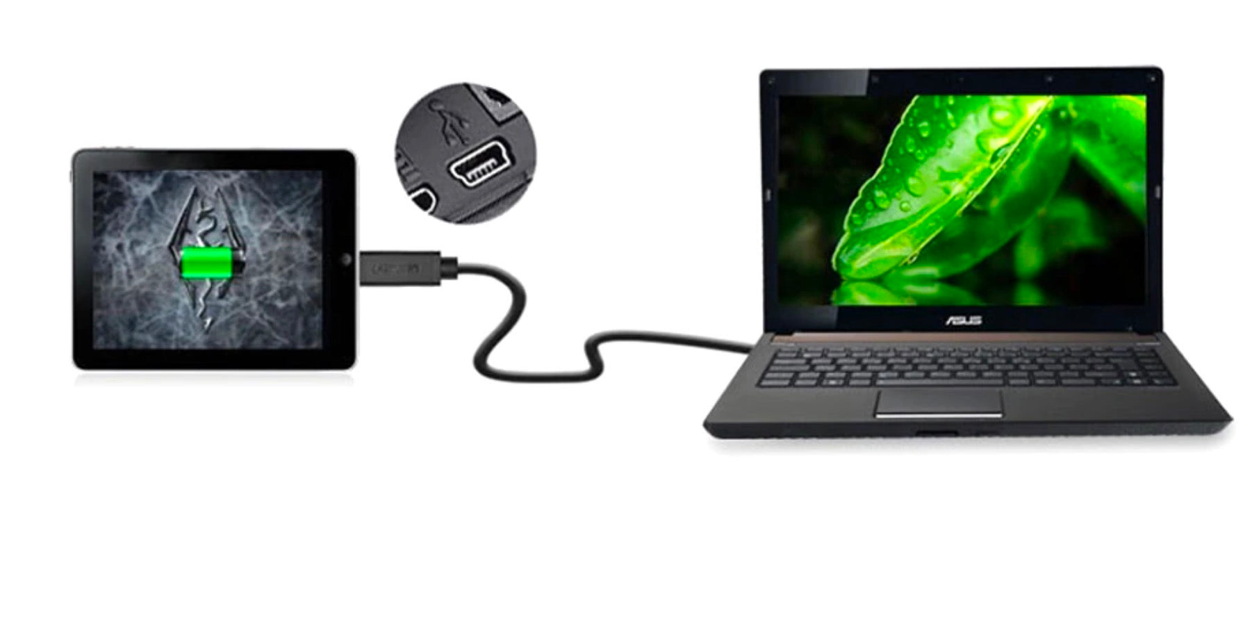 USB 2.0 Type A Male to Mini USB 5 Pin Male Data Charging Cable 1.8m