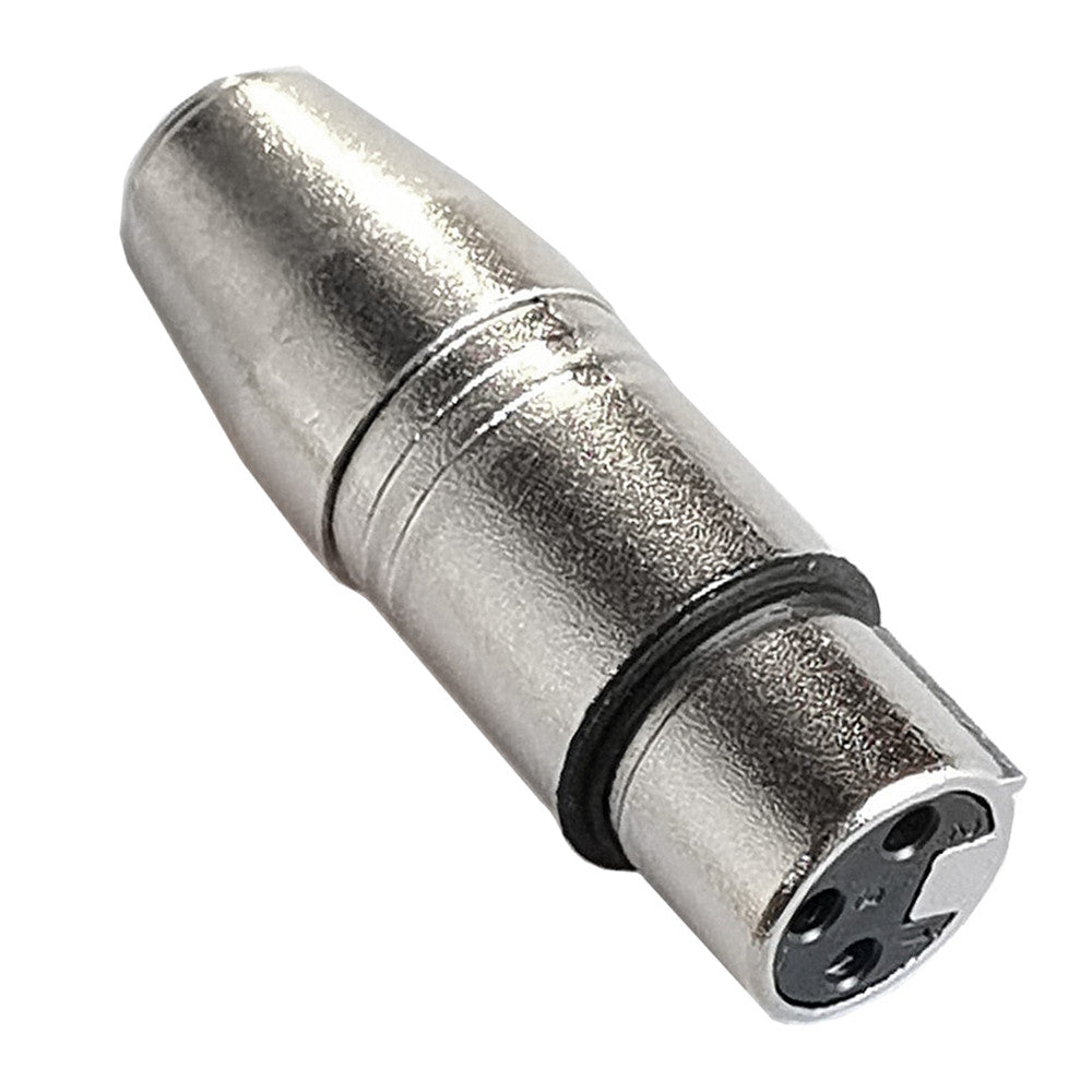 XLR 3-pin female to Mini XLR 3-pin male audio adapter