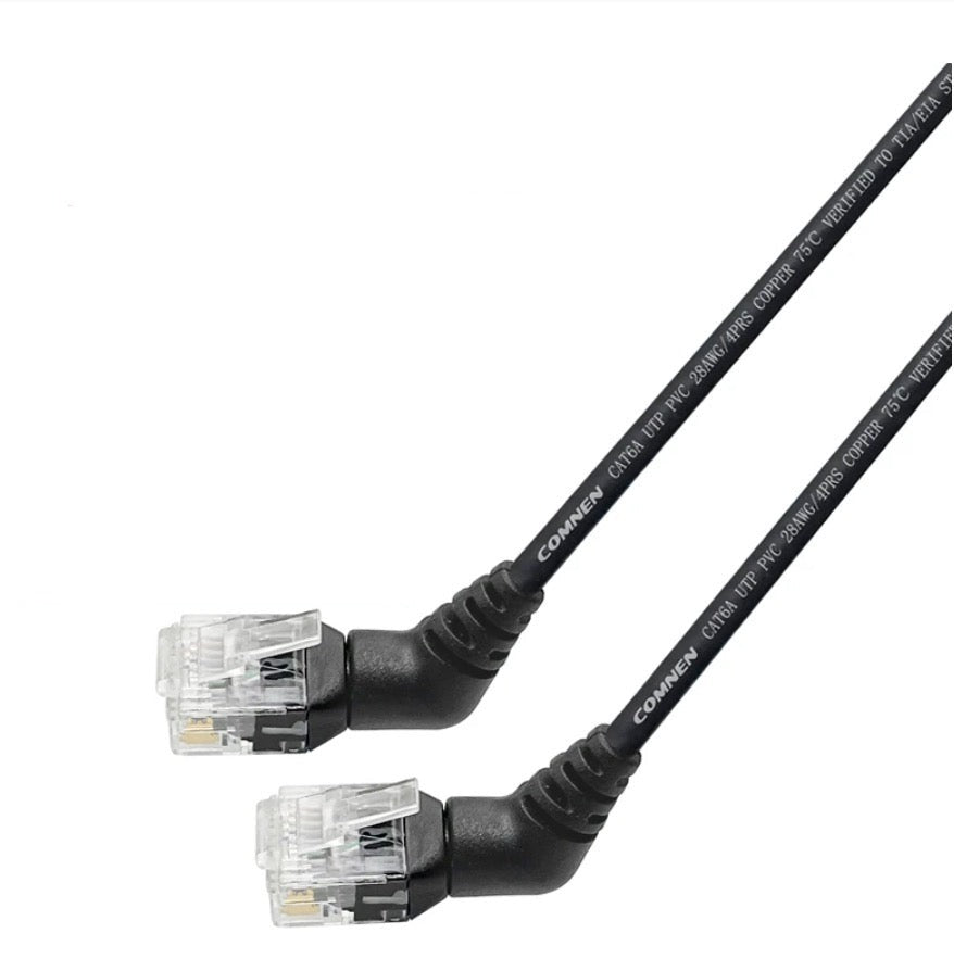 360° Rotatable Ethernet Cable RJ45 Cat6 Slim Patch Cord